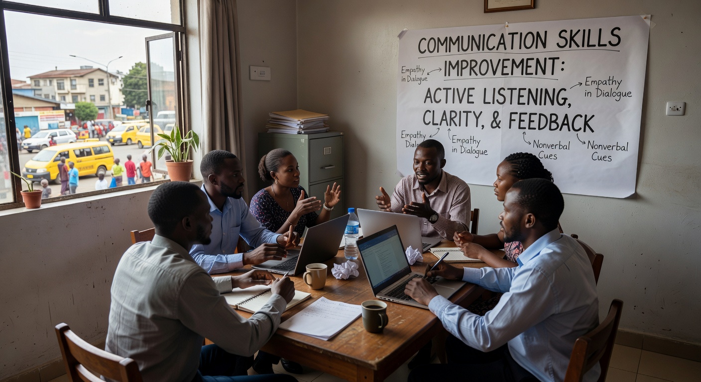 Team communication coaching session