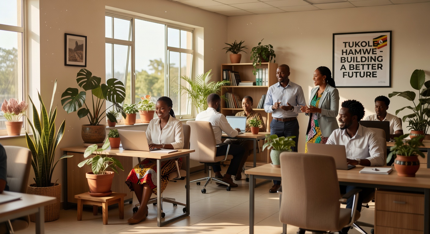 Arise Consulting Uganda office with natural light in Kampala